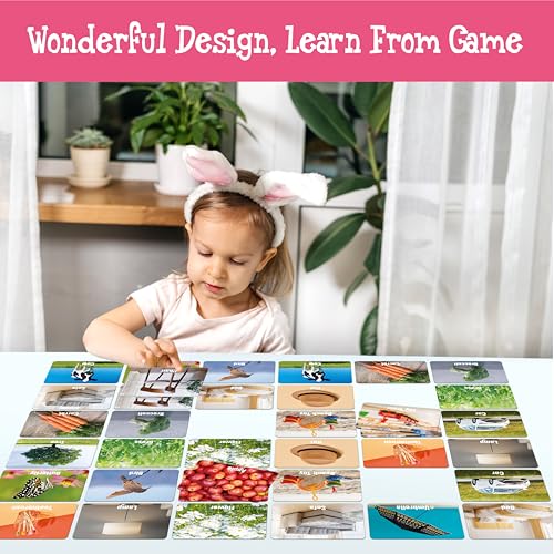 80 PCS Daily Items Matching Game, 40 Designs Everyday Objects Memory Cards Engaging Picture Match Game, Educational Learning Toys Enhance Memory & Matching Skills for Kids Ages 3 and Up - style: Daily Items