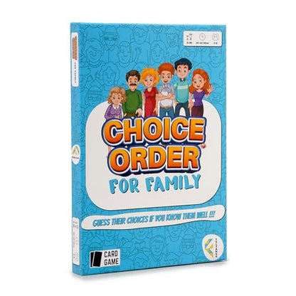 Choice Order, Family Games for Kids and Adults, Family Game Night Companion, Icebreaker Game