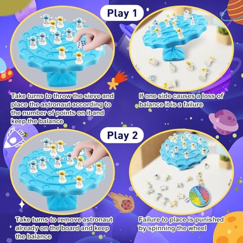 rytopt Astronaut Balance Game, 2-Player Balance Tree Board Game, Interactive Family Balance Tree Tabletop Game for Adult, Board Games, Family Games, Family Game Night