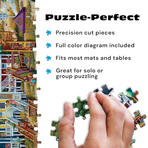 Buffalo Games - Eric Dowdle Outer Banks - 1000 Piece Puzzle for Adults | Made in USA, Recycled Board, Finished Size 26.75 x 19.75 in, Includes Poster, Giftable, Frameable Art