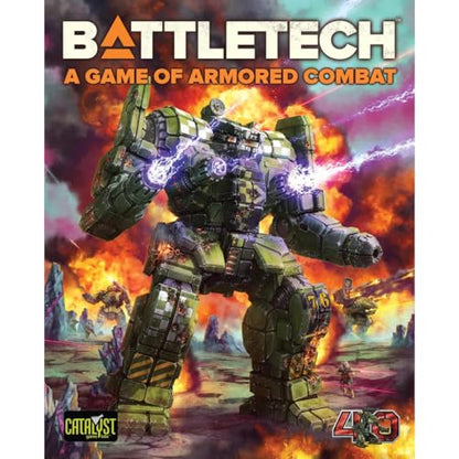BattleTech A Game of Armored Combat 40th Edition Game by Catalyst Game Labs | Sci Fi Miniatures Wargame Starter Set with Tactical Mech Combat Maps Dice Rulebooks Terrain and RPG Inspired Strategy | Catalyst Game Labs, Box Contains 8 Pre-Assembled Miniatur