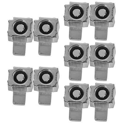 Beaupretty Metal 5 Pairs Replacement Lock Buckle for Controller Repair Latches Gamepad Lock Compatible for Switch