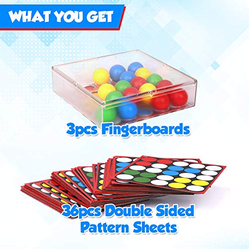 Point Games Therapy Games for Kids, Tricky Fingers Trio, Puzzle Games, Sensory Learning Game, Fun for Entire Family, Ages 4+