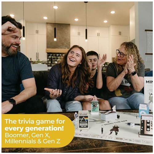 Spin Master Games, Mind The Gap Deluxe Trivia Game, A Board Game for All Generations, Play on Thanksgiving, Friendsgiving, Birthdays & Family Nights, 2-12 Players, for Ages 10 & Up - color: Mind the Gap Deluxe