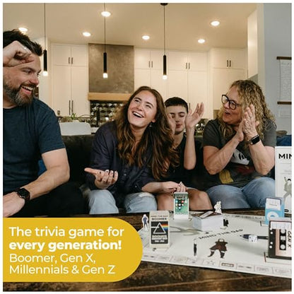 Spin Master Games, Mind The Gap Deluxe Trivia Game, A Board Game for All Generations, Play on Thanksgiving, Friendsgiving, Birthdays & Family Nights, 2-12 Players, for Ages 10 & Up - color: Mind the Gap Deluxe