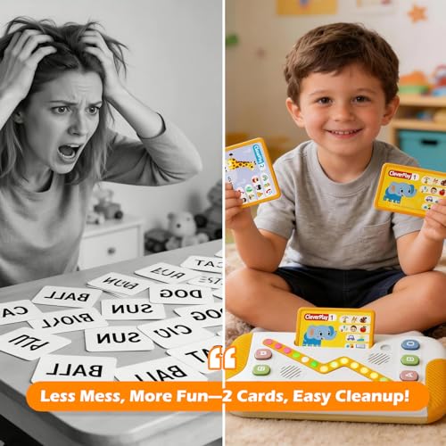 Educational Toys for Kids 3-7 Years Old, Interactive Quiz Battle Game with 800 Questions, 2-Player Learning Toy, Montessori Brain Training, Autism Sensory Speech Therapy Gift for Toddler Boys Girls