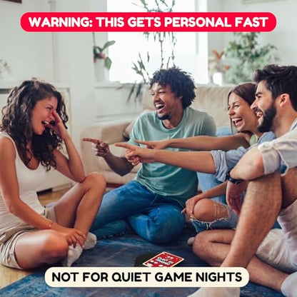 Slap of Shame – Fast Slap Card Game for Adults | Dares & Group Challenges | Funny Party Game for Game Night, Bachelorette & Friends Groups | 2-10 Players