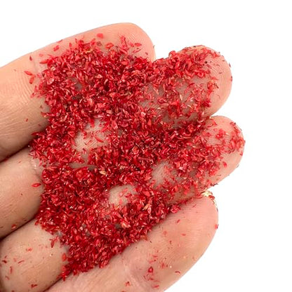 Multicolor Leaf Model - 300ml Miniature Scenery Material for Train Railway, Diorama, Car Scene & Scale Landscape Layouts (Autumn red) - color: Autumn Red