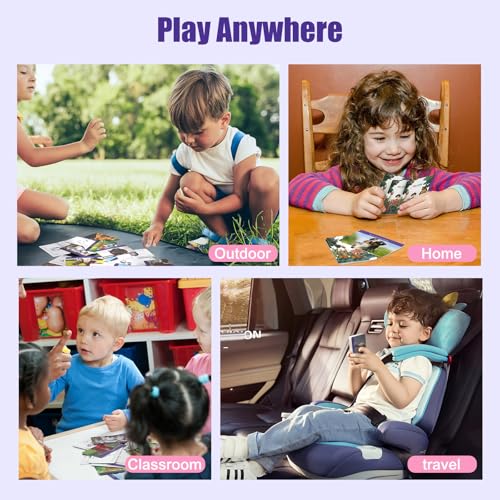 MEROCO Farm Animal Tracks Cards for Kids,Animal Flash Cards,Animal Tracks Matching Game,Kids Science Learning Educational Toys Homeschool Preschool Autism Learning Materials Toys for 4 Year - style: Farm Animals and Birds Track