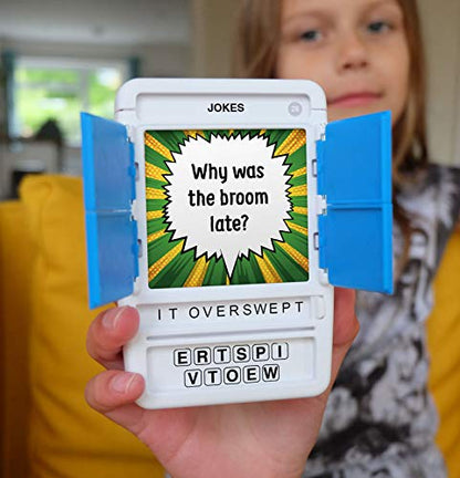 100 PICS Jokes Travel Game - Family Brain Teasers Pocket Puzzles for Kids and Adults POP08015 - style: Jokes