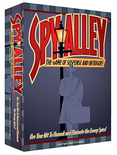 Spy Alley + Spy Trap Bundle: Family Friendly Strategy Board + Card Games.