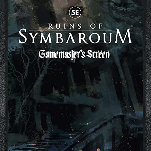 Free League Ruins of Symbaroum 5E: Gamemaster's Screen with 28-Page Adventure Booklet for Immersive RPG Campaigns - style: Gamemaster's Screen