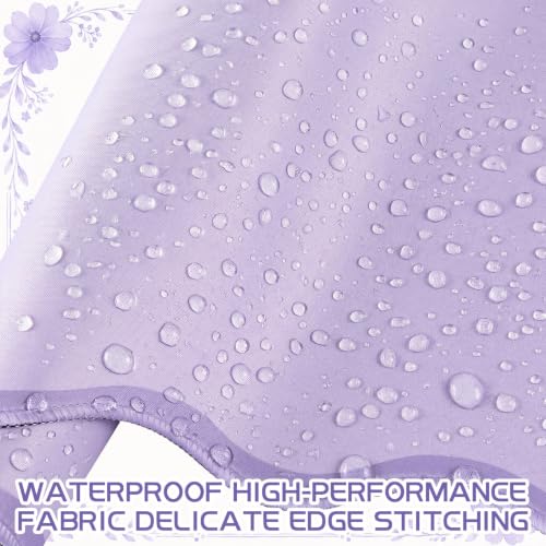 Sabary Scalloped Desk Mat Keyboard Mouse Pad Set Purple 31.5 x 15.7 Inch Preppy Table Mat Keyboard Wrist Rest Cute Aesthetic Mouse Pad with Wrist Rest Coaster Ergonomic Non-slip Waterproof Gaming Desk - color: Purple, size: 31.5 x 15.7 Inch