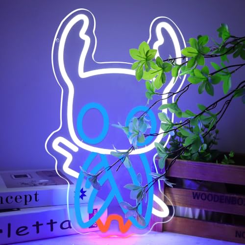 Knight Neon Sign LED Wall Light for Gaming Room Decor USB Powered Bedroom Desk Neon Lamp Gift for Teen Boys Girls Gamers