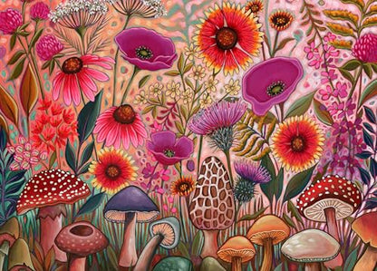 Ceaco - Peggy's Garden - Morel of The Story - 1000 Piece Jigsaw Puzzle