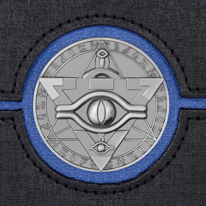 Kabinka Commander Deck Box for MTG with Dice Tray, Yugioh Deck Box | Holds 100 Double-Sleeved Cards, for TCG/PTCG, Patented Design, with 35PT Magnetic Card Holder (Black& Blue, Puzzle) - color: E-Black& Blue, Puzzle