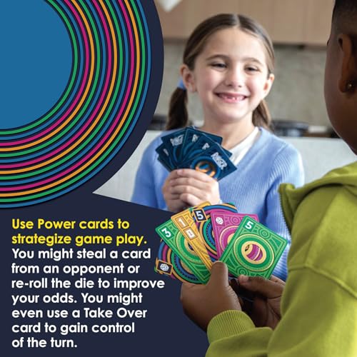 MindWare Ringer Family Card Game | A fast, replayable card game. Includes 1 die and 105 playing cards. For teens & adults.