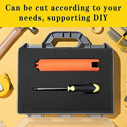 4 PCS Pick Apart Foam Insert Pluck Pre Square Sheet Foam with Bottom Use for Board Game Box Cases Storage Drawer A