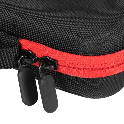 Estink Handheld Game Console Carrying Case EVA Nylon Shockproof Storage Bag 31 X 14 X 6cm for Ally 7 Inch 120Hz Gaming Handheld Travel Camping Daily Use (Red) - color: Red