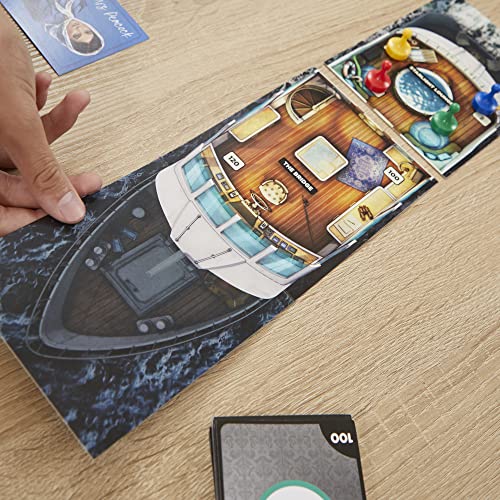 Hasbro Gaming Clue Board Game Sabotage on The High Seas, Escape Room Game, Murder Mystery Games, 1-6 Players, 10+ (Amazon Exclusive) - style: Sabotage on the High Seas