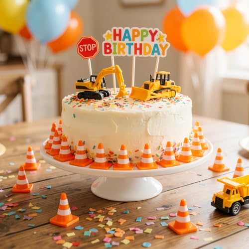 30Pcs Mini Traffic Cones, 1in Mini Cones Orange Small Roadblock Construction Signs, Tiny Traffic Toys Training Scene Roadblocks, Multifunctional Race Decor Building Theme Cars Party Favors
