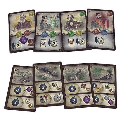Thundergryph Games Darwin's Journey: Fireland Expansion - New Adventures Await! Strategy Game of Exploration and Discovery for Kids and Adults, Ages 14+, 1-4 Players, 30-120 Minute Playtime