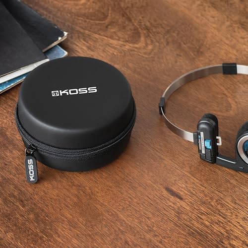 Koss Porta Pro Official Hard Carry Case, Black, Designed for Porta Pro | Hard Shell Contruction