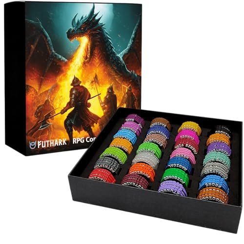 112 Vibrant DND Condition Markers - Great DND Gift in Fantastic Storage Box