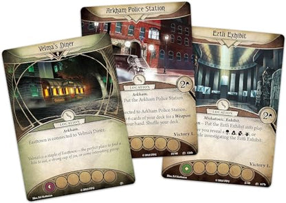 Arkham Horror The Card Game Threads of Fate MYTHOS PACK | Horror Game | Mystery Game | Cooperative Card Game | Ages 14+ | 1-2 Players | Average Playtime 1-2 Hours | Made by Fantasy Flight Games - size: Mythos Pack, style: Threads of Fate