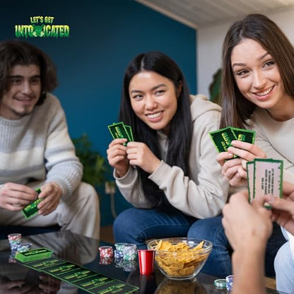 Let's Get Intoxicated –150 Card Adult Drinking Game for Game Night, Parties, & Friends | 21+ Wild Dares, Confessions & Challenges