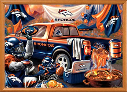 MasterPieces - 1000 Piece Jigsaw Puzzle, NFL Denver Broncos, Fun for Adults and Family, Non-Glare Finish, 19.25"x26.75" - style: Denver Broncos