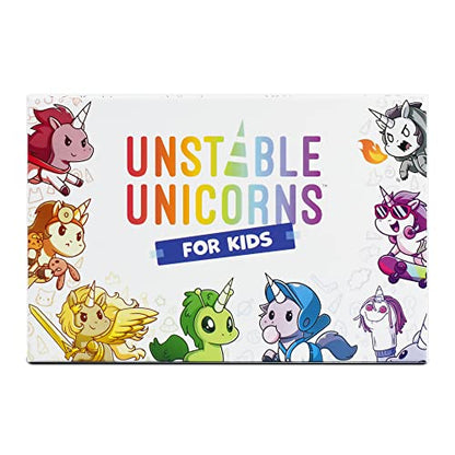 Unstable Games - Unstable Unicorns for Kids Edition Base Game - A Strategic Card Game for Kids! - style: Kid's Edition