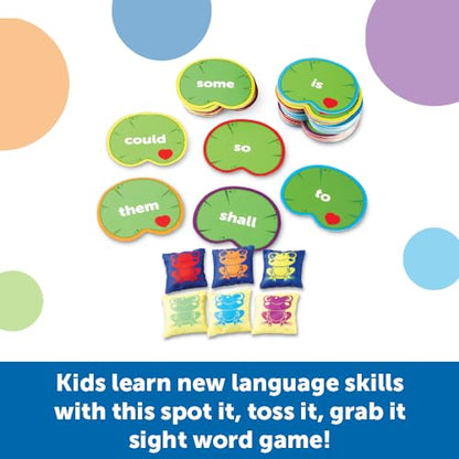 Learning Resources Sight Word Toss, Sight Word Phonics Games, Reading Flash Cards, Ages 5+ - style: Sight Word Toss