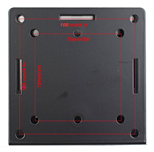 VideoSecu Adjustable Small Device Wall-Mounted Bracket for Cable Box Digital TV Media Players Game Consoles MTC02B 1QJ