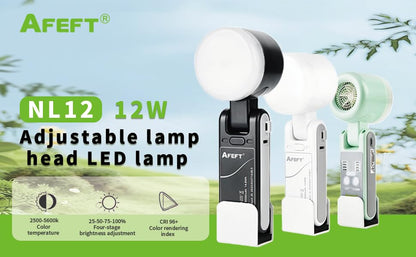 12W Portable LED Video Light, 2500K-5600K Bi-Color Photography Fill Light with 180° Rotatable Head & Tripod, High CRI Handheld Lighting for YouTube, TikTok, Live Stream & Product Photography. - color: Black