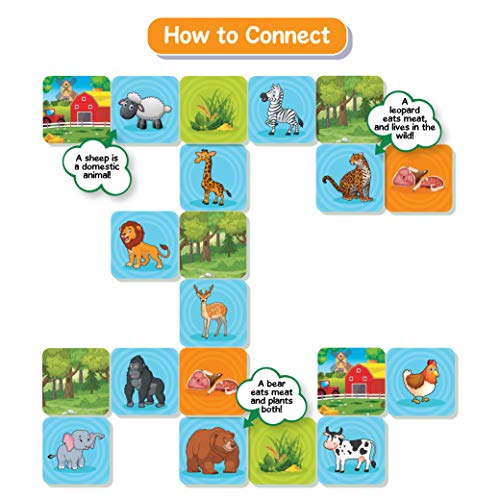 Skillmatics Educational Game – Connectors Animal Planet | Fun Learning Game of Connections, Strategy & Matching, Ages 3 to 6 - style: Animal Planet