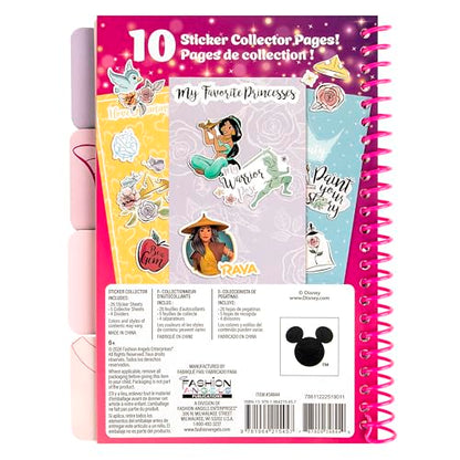 Fashion Angels Disney Princess 1000+ Tabbed Sticker Collection Book | Includes Holographic, Vinyl & Alphabet Stickers, For Kids Ages 6+ - color: Disney Pricess