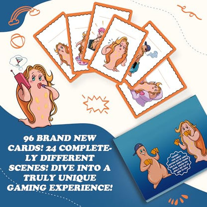 Card Game,88 Cards! 22 Completely Different Scenes! | A New Card Game Perfect for Game Night with 2+ Players,A Family Interactive Game Suitable for Family.