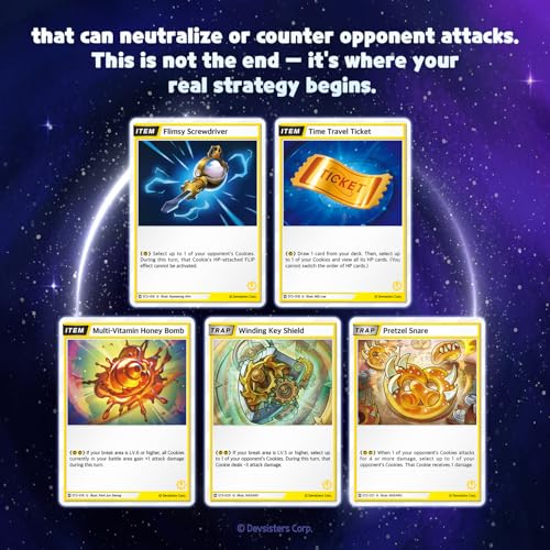 CookieRun Trading Card Game: Starter Deck Yellow | 2 Player Competitive TCG | 20 Minutes | Includes 60 Cards - style: Yellow