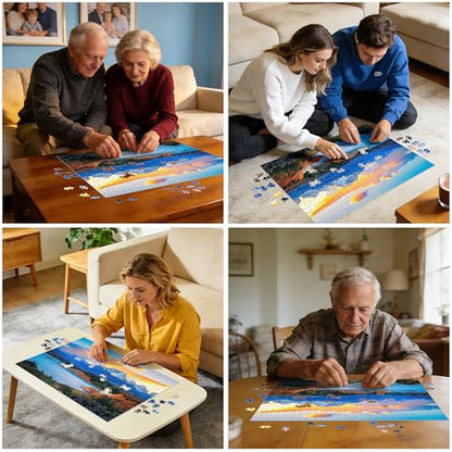 500 Pieces Puzzles for Adult, Jigsaw Puzzle 500 Piece for Seniors Puzzle Mountain Lake, Challenging Puzzle Gift for Mom Dad Friend Family Activity Games Nights Home Decor Wall Art 20.5x15IN - style: Mountain