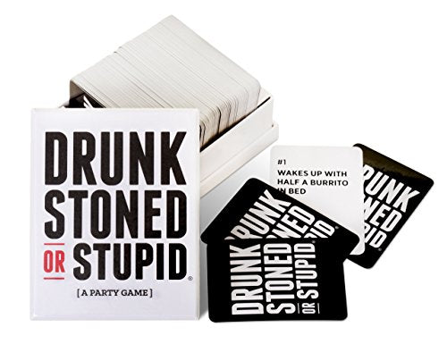 DSS Games Drunk Stoned or Stupid | A Party Game to Call Out Your Friends | 250 Fun Party Prompts Cards for Adults, Game Nights, Gatherings, Conversation Starter | Ages 17 Up | 250 Prompt Cards, 3+ Players, Great for Game Nights, Gatherings, Conversation S