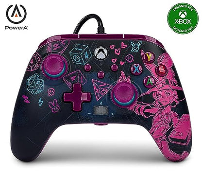 PowerA Enhanced Wired Controller for Xbox Series X|S - Tiny Tina's Wonderlands, Xbox Controller with Detachable 10ft USB Cable, Mappable Buttons and Rumble Motors, Officially Licensed for Xbox - color: Tiny Tina's Wonderlands