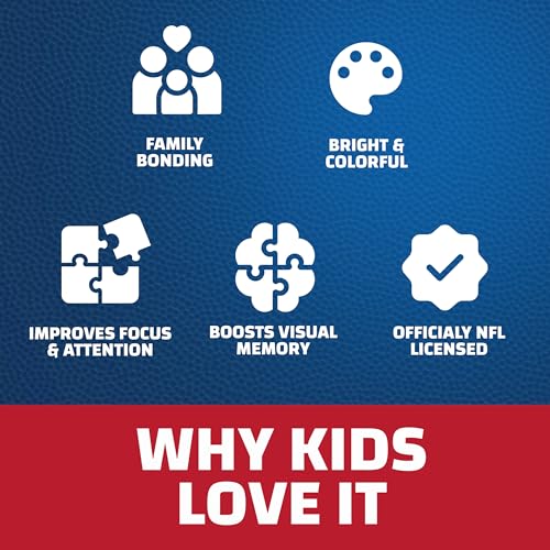 Masterpieces Officially Licensed NFL Buffalo Bills Spot It Game for Kids and Adults | Officially Licensed, For Kids and Adults - style: Buffalo Bills