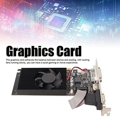Bewinner GT610 Computer Graphics Card, 2GB DDR3 64bit PCI Express X16 Graphics Card with DVI, VGA, HDMI Interface for Computer Desktop
