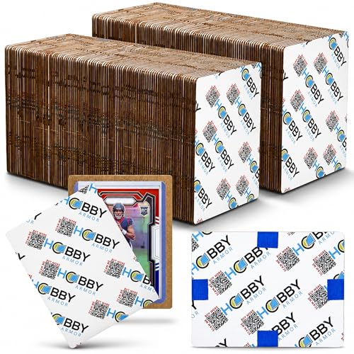 Hobby Armor Trading Card Shipping Protector, 3.5"x4.5" Cardboard - 200 Pack | Perfect Fit for Toploaders, Vibrant Multi-Color Print, Sturdy Lightweight Cardboard, Rounded Corners, Bend & Ding Protection - color: 200 Pack - Vibrant