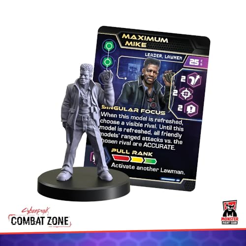 Monster Fight Club Cyberpunk Red Combat Zone Miniatures Expansion: Lawmen Starter Gang - style: Lawmen