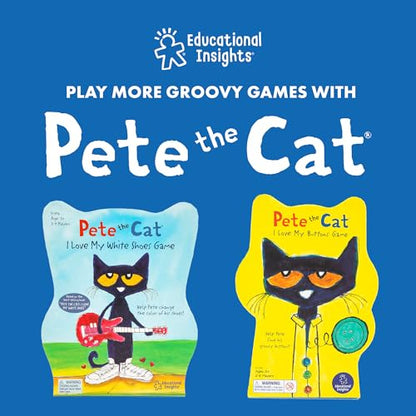 Educational Insights Pete the Cat Groovy Friendship Game - Preschool Board Games for Kids 4-6, Social Emotional Learning Games for Kids, Skill-Building Toddler Matching Game, Family Fun with Toddlers