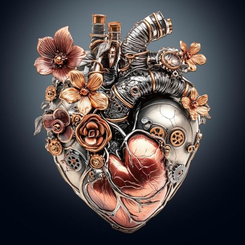 Wooden Puzzles for Adults, Mechanical Heart Wooden Jigsaw Puzzles for Adults, Unique Shaped Wood Puzzle, Fun Gifts for Mother's Day, Heart Puzzle Home Decor (S-8.9 * 7.1in 90 Pieces) - color: Mechanical Heart, size: Small
