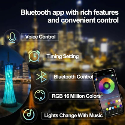 2Pack Strobe LED Lamp Kit 001 for Bambu Lab, Iridescent RGB Smart 3D Print LED Strip Light Kit, Bundle-ZH037 1M/3.28FT 3D Printing Lamp Accessories, 60 LEDs Models Lamp DIY, 16 Milllion Colors - style: 2Pack