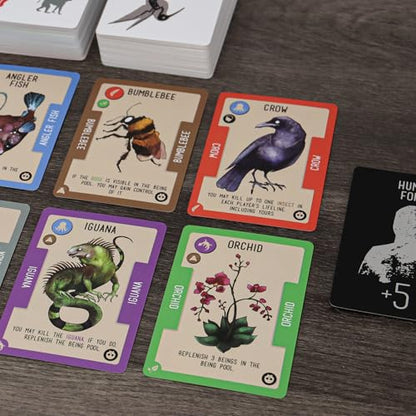 Reincardnated by Doolittle Gaming - A Turn-Based Deck Drafting Card Game - Strategy Party Game for 2-6 Players on Family Game Night